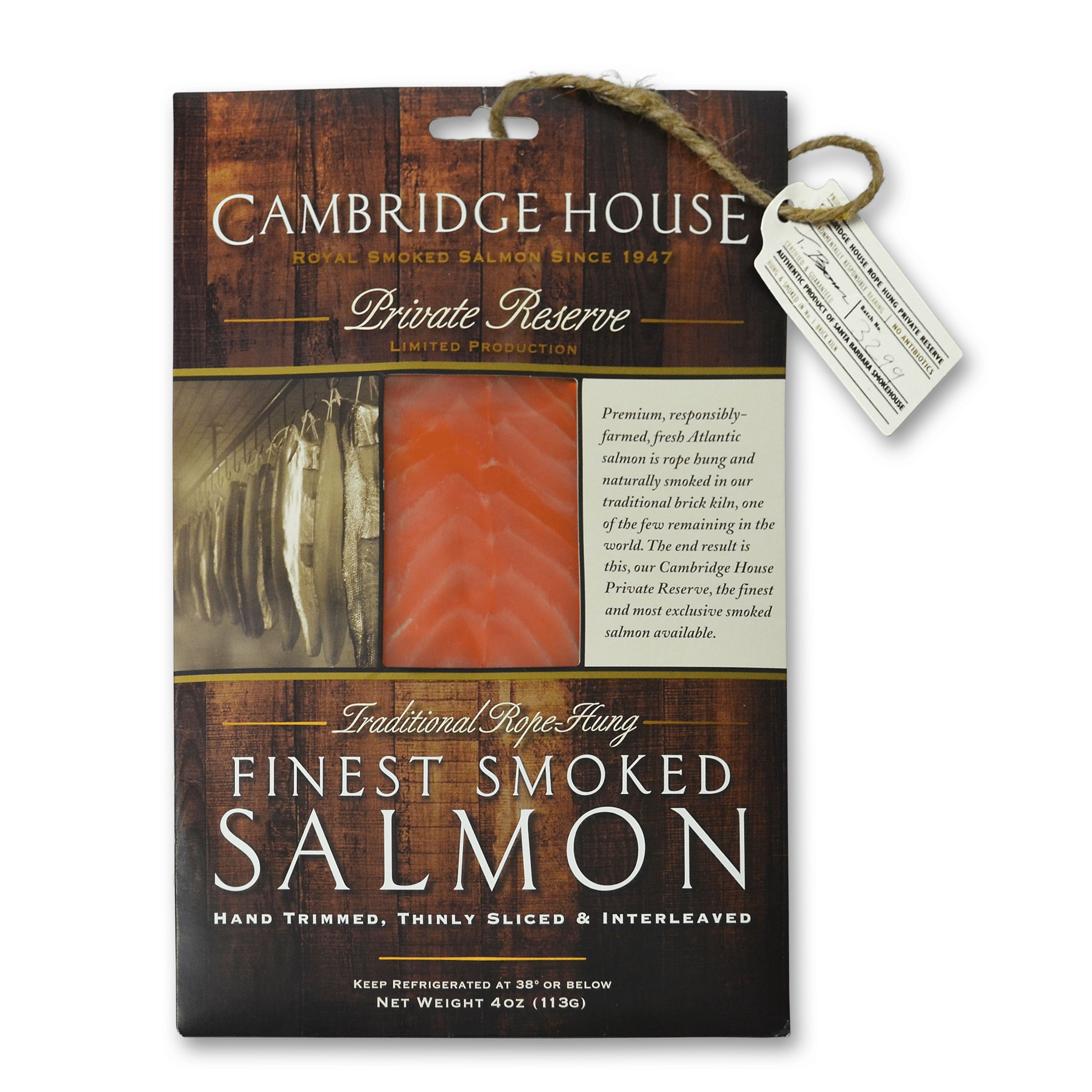 Private Reserve Traditional Smoked Salmon 4 ounce