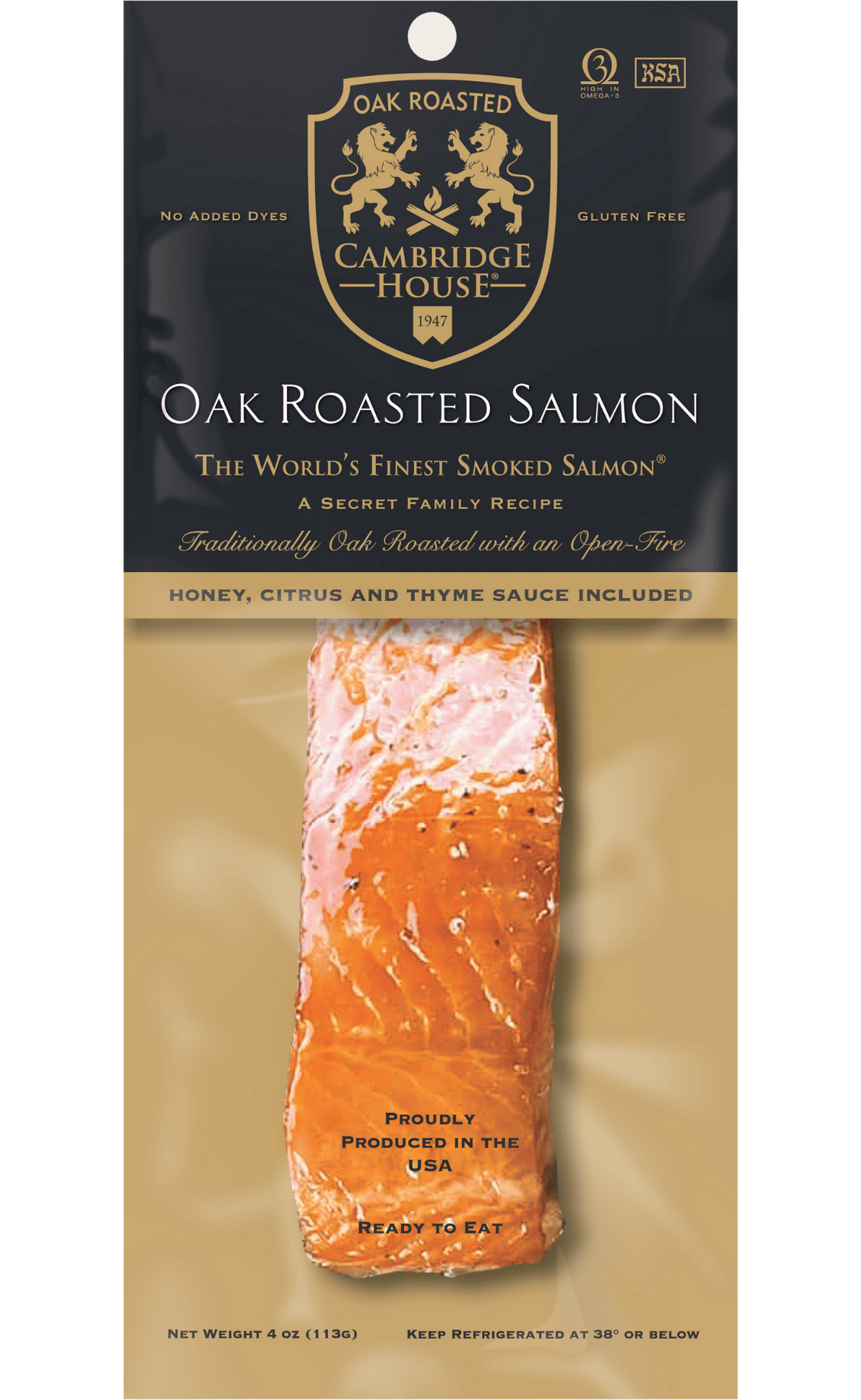 Hot Smoked Oak Roasted Atlantic Salmon