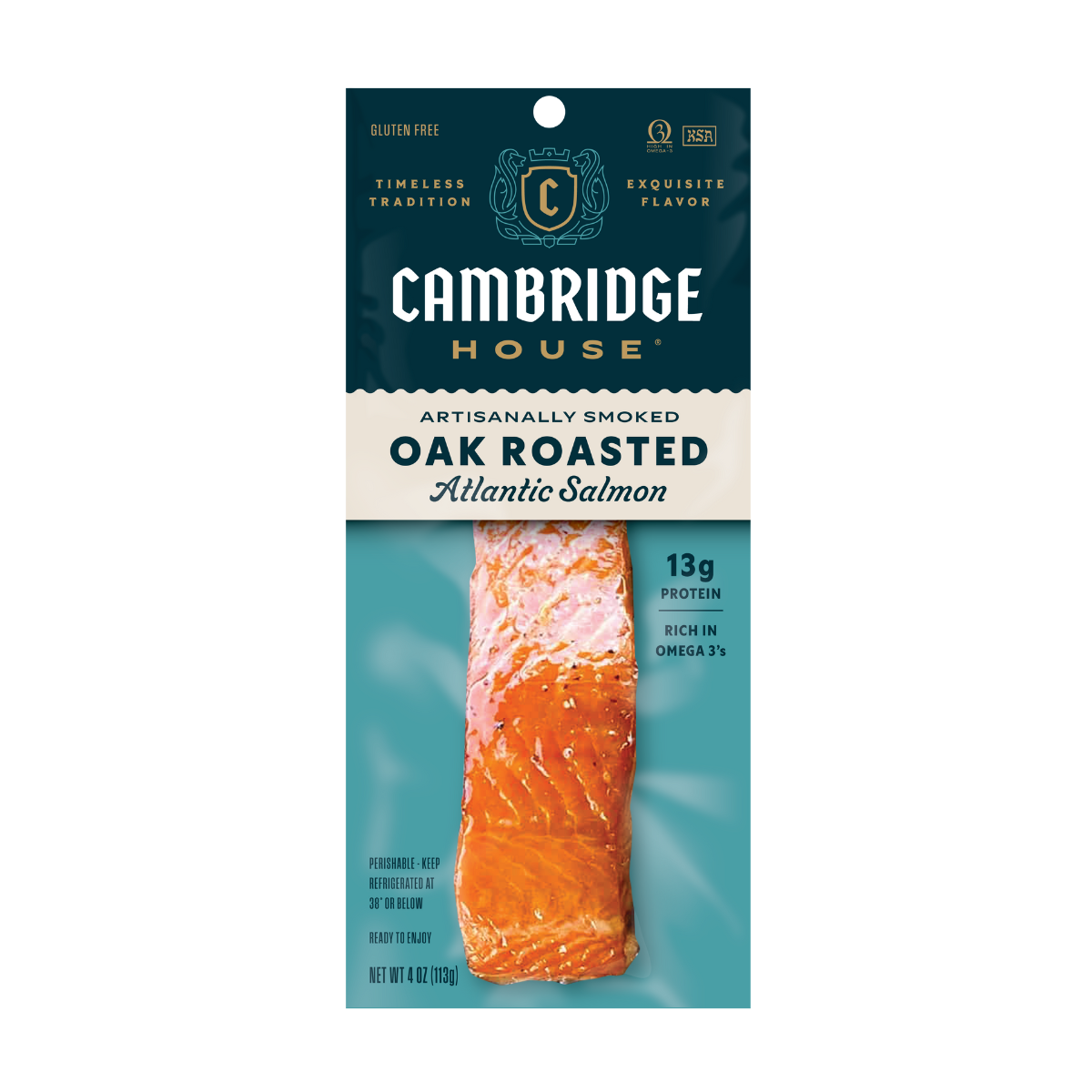 Hot Smoked Oak Roasted Atlantic Salmon